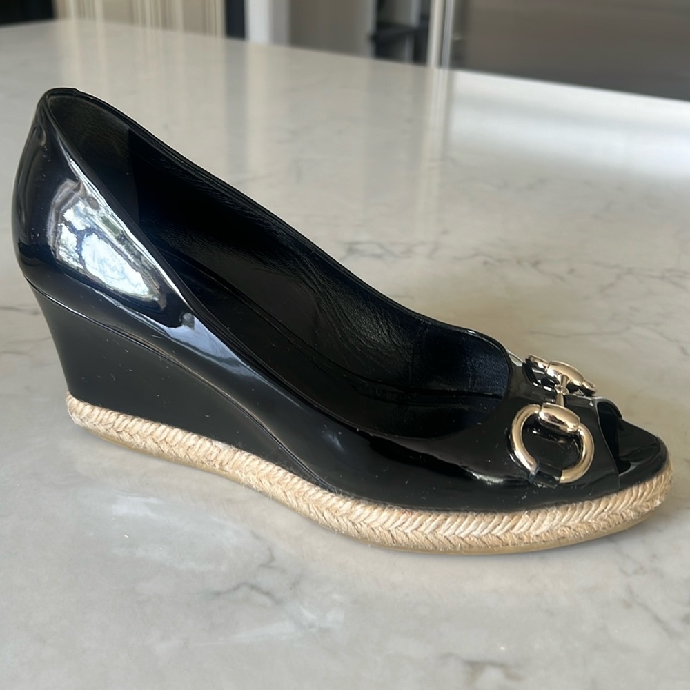 Gucci horsebit espadrille, size 37 1/2